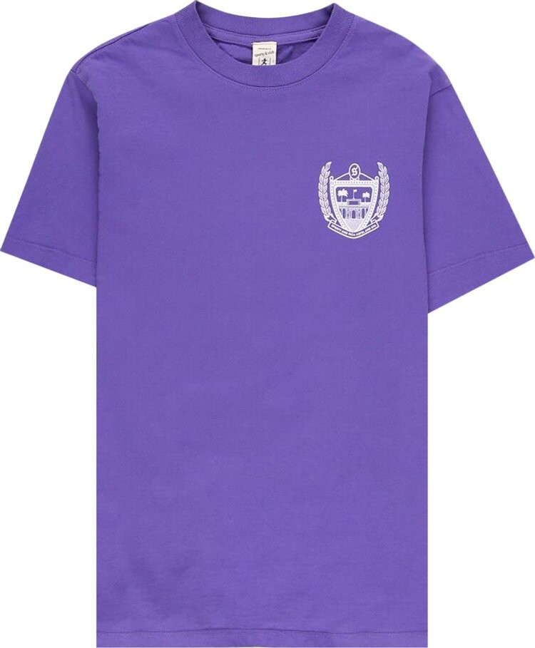

Футболка Sporty & Rich Beverly Hills T-Shirt Purple/White, фиолетовый