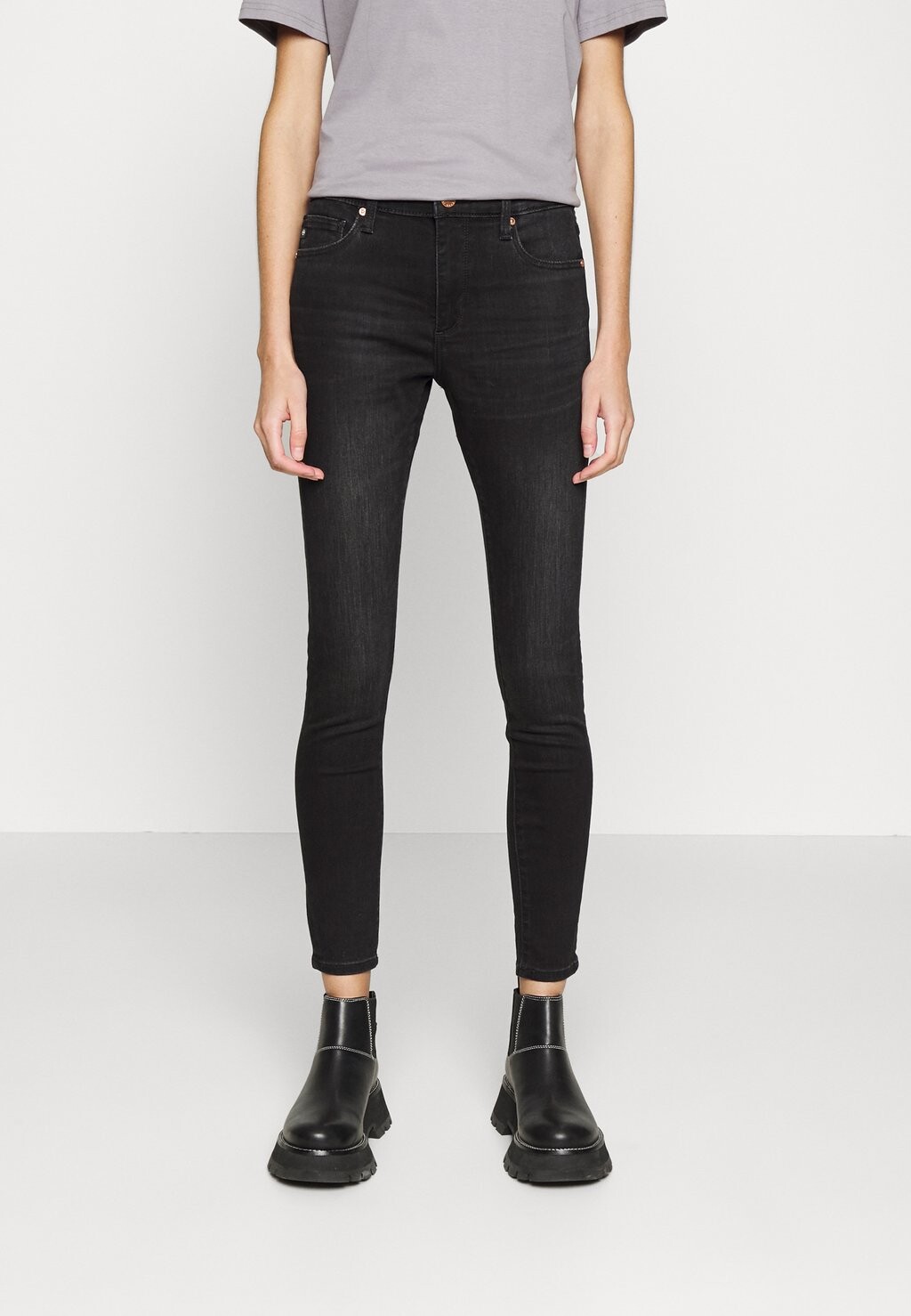 

Джинсы Skinny Fit AG Jeans, черный