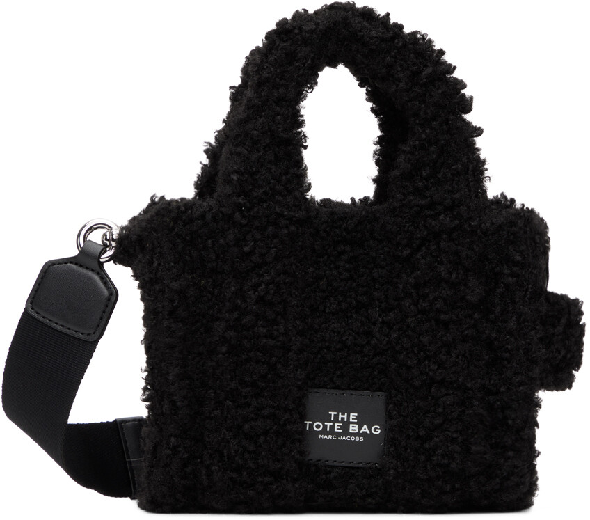 

Черная объемная сумка-тоут The Teddy с короткими ручками Marc Jacobs