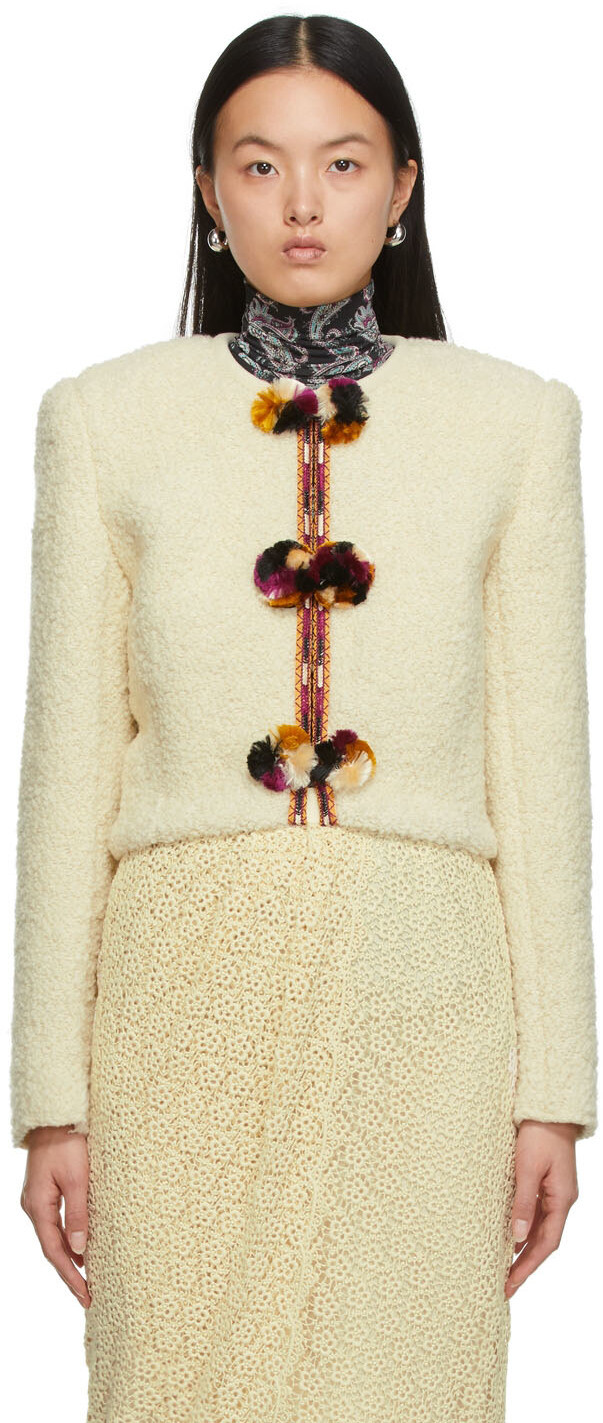 

Укороченная куртка Off-White Gradiazi Isabel Marant