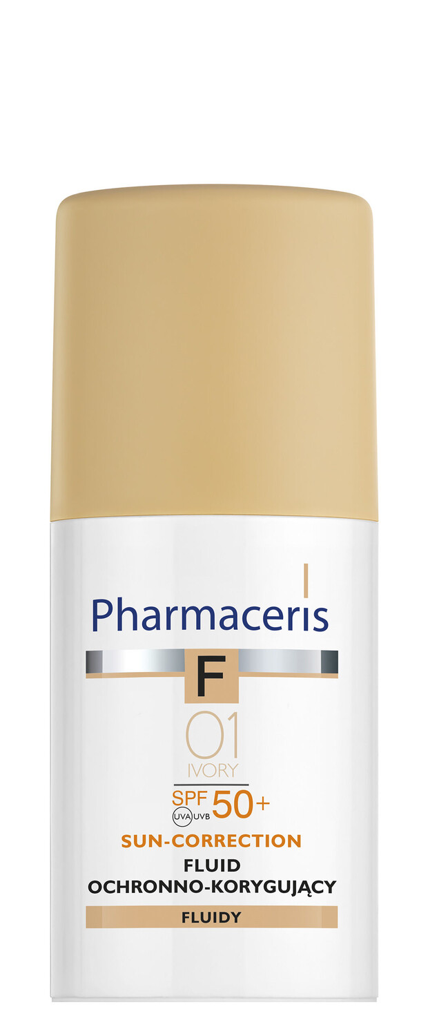 

Pharmaceris F Sun-Correction защитно-корректирующий флюид наивысшая защита SPF50+ 01 слоновая кость, 30 мл