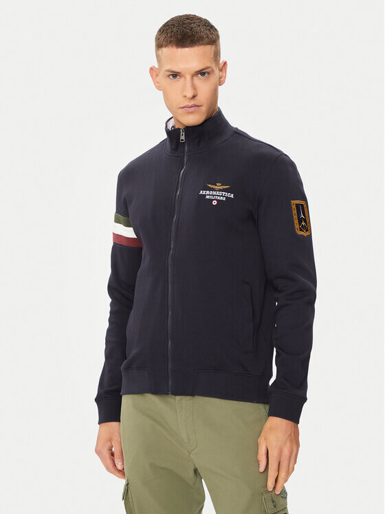 

Свитер стандартного кроя Aeronautica Militare, синий