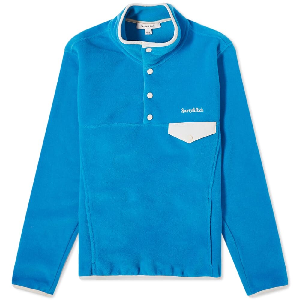 

Джемпер Sporty & Rich Serif Logo Polar Sweat