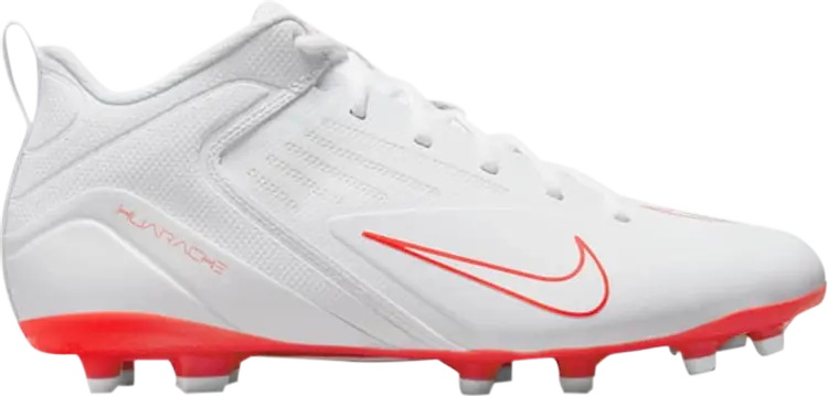 

Бутсы Nike Alpha Huarache 8 Varsity 'White Bright Crimson', белый