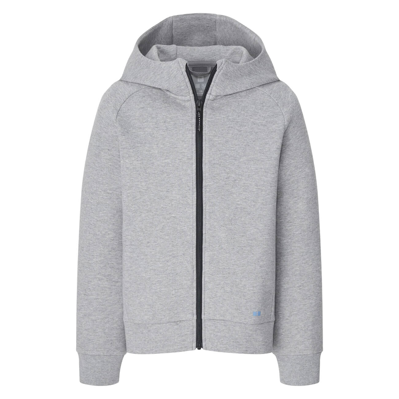 

Толстовка Uniqlo Kids Ultra Stretch Dry Sweat Zipped Hooded, серый