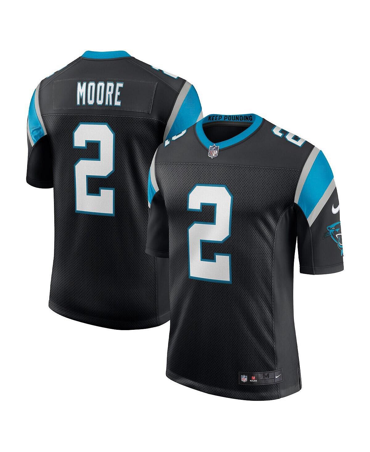 

Мужской диджей джерси moore black carolina panthers vapor limited Nike, черный