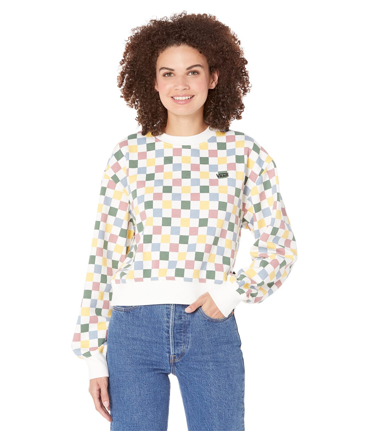 

Худи Vans, All Over Long Sleeve Crew