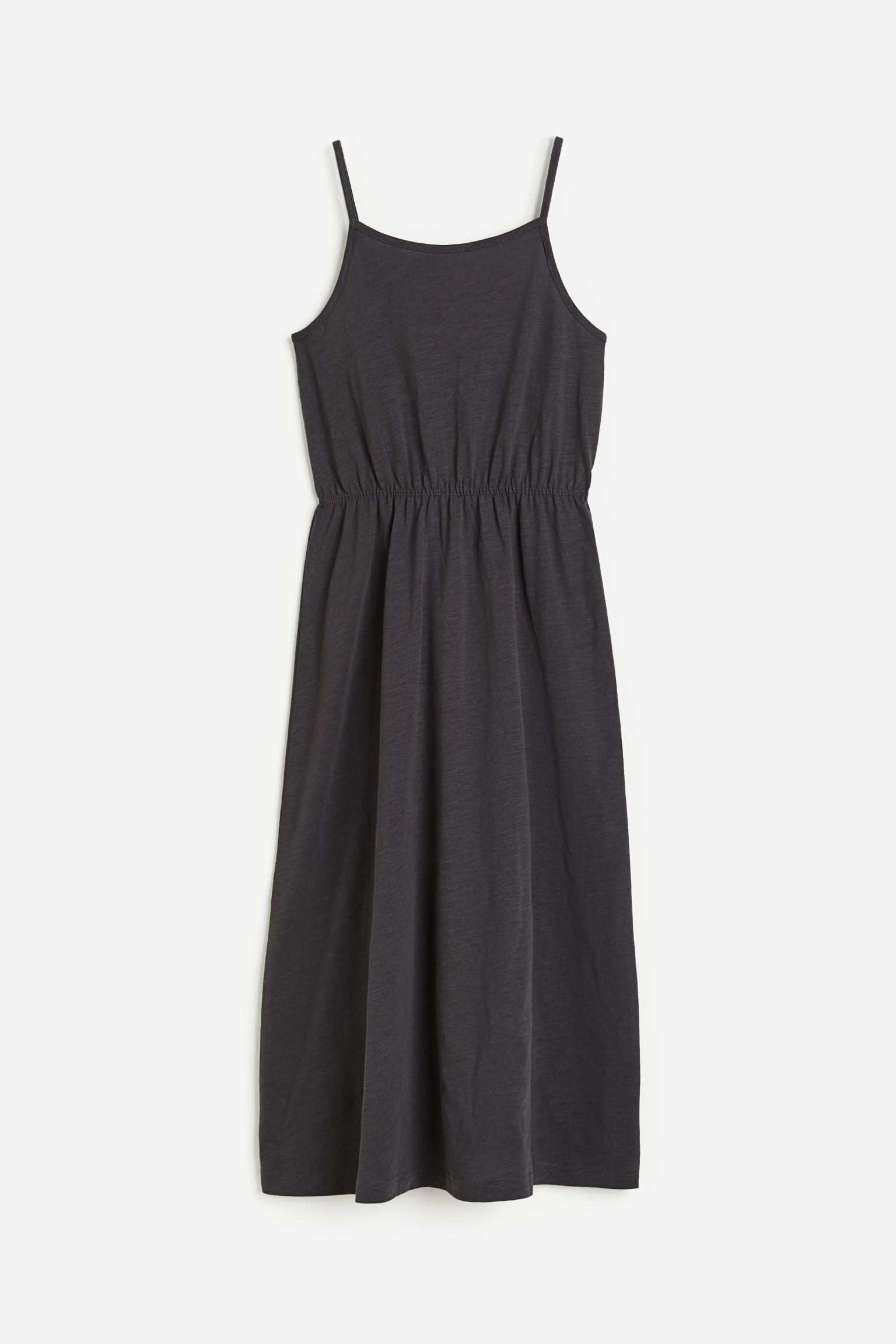 Платье H&M Kids Cotton Jersey, темно-серый