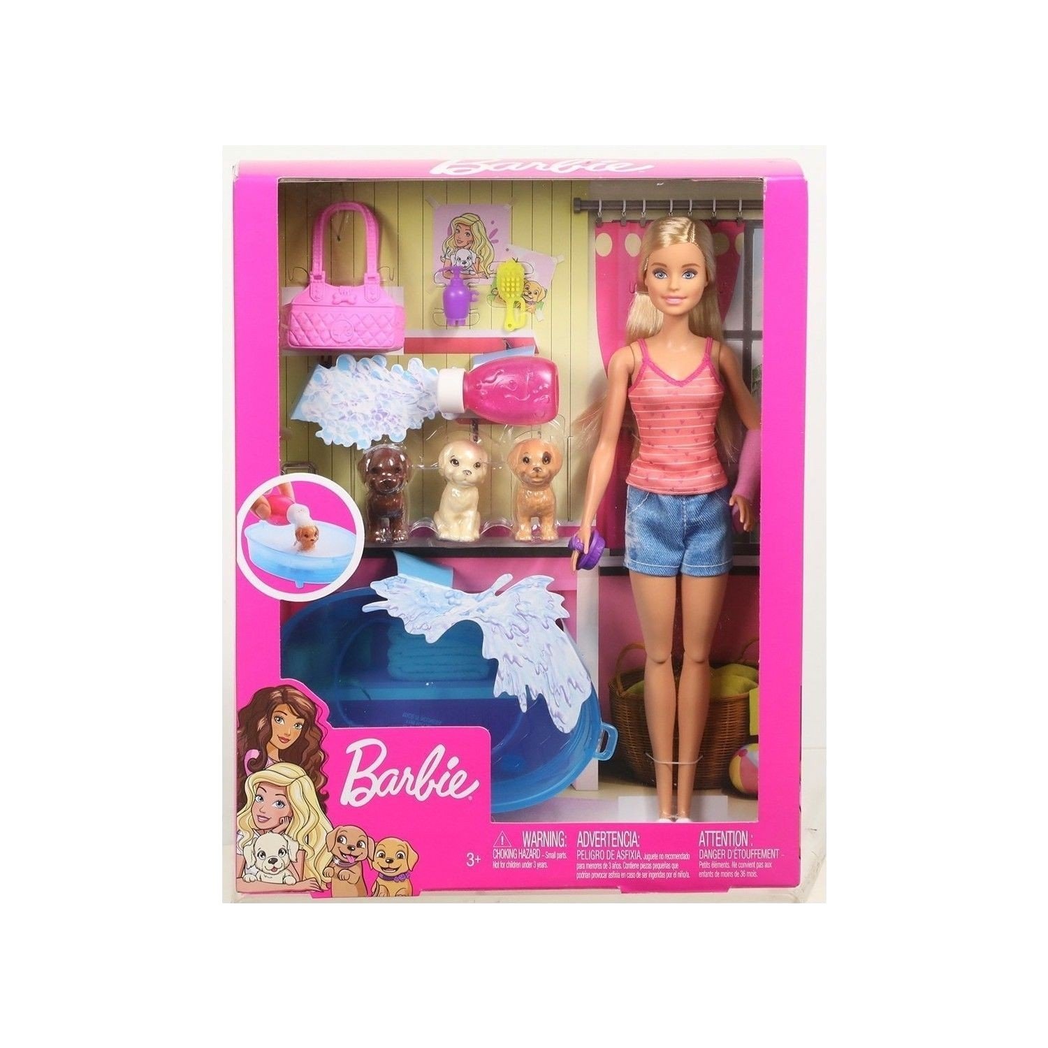 Игровой набор Barbie с питомцами GDJ37 – заказать из-за рубежа в  «CDEK.Shopping»