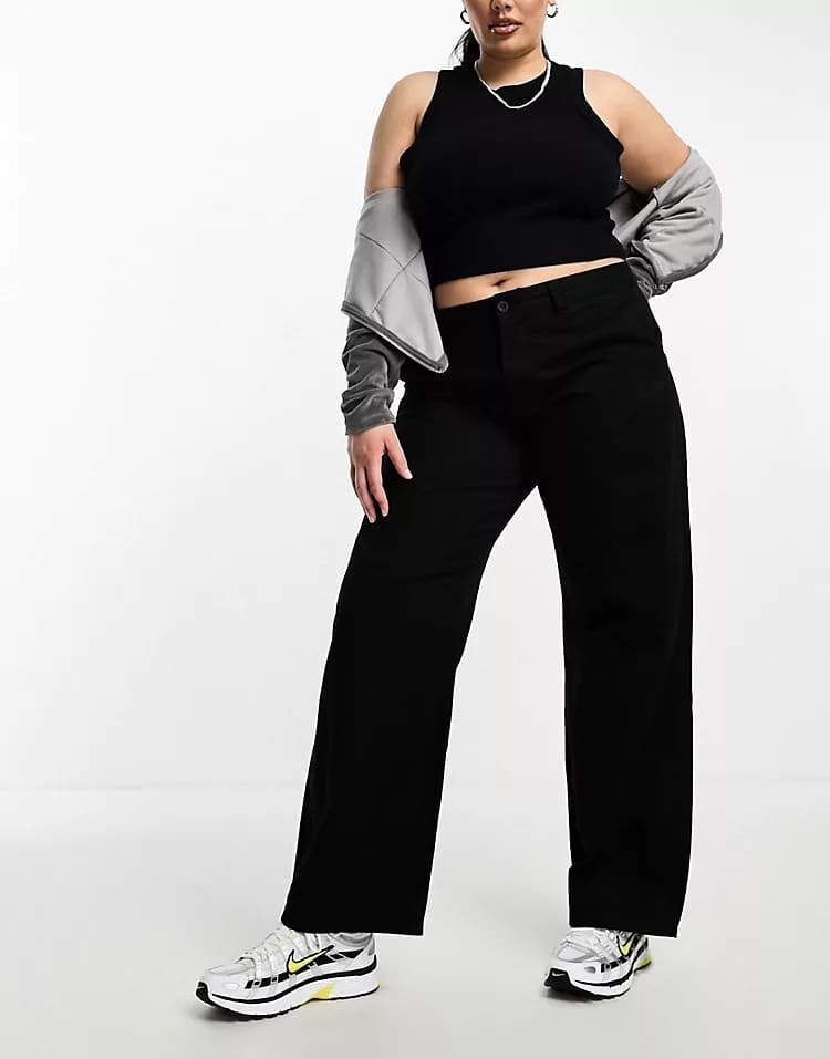 

Брюки Dr Denim Plus Hill Baggy Fit, черный