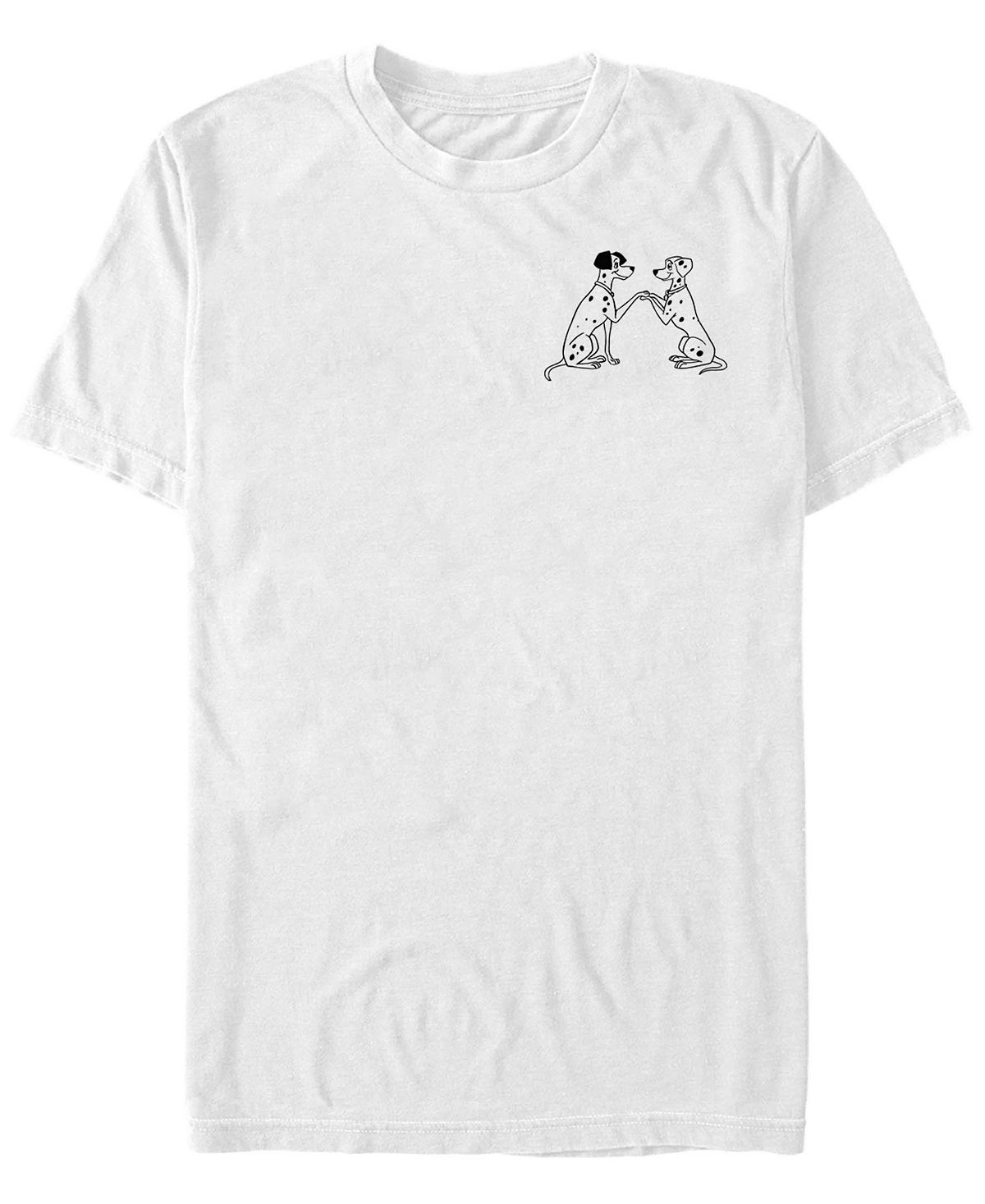 Мужская футболка с коротким рукавом pongo perdy line Fifth Sun, белый мужская футболка nerf blasters line art с коротким рукавом fifth sun синий