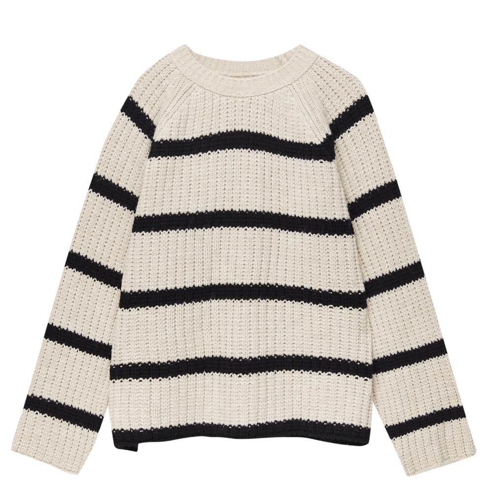 

Свитер Pull&Bear Striped Long Sleeve, кремовый, Бежевый