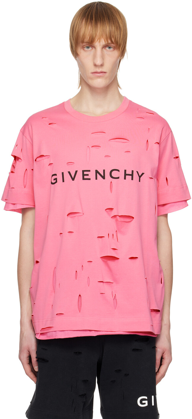 

Розовая футболка с архетипом Givenchy