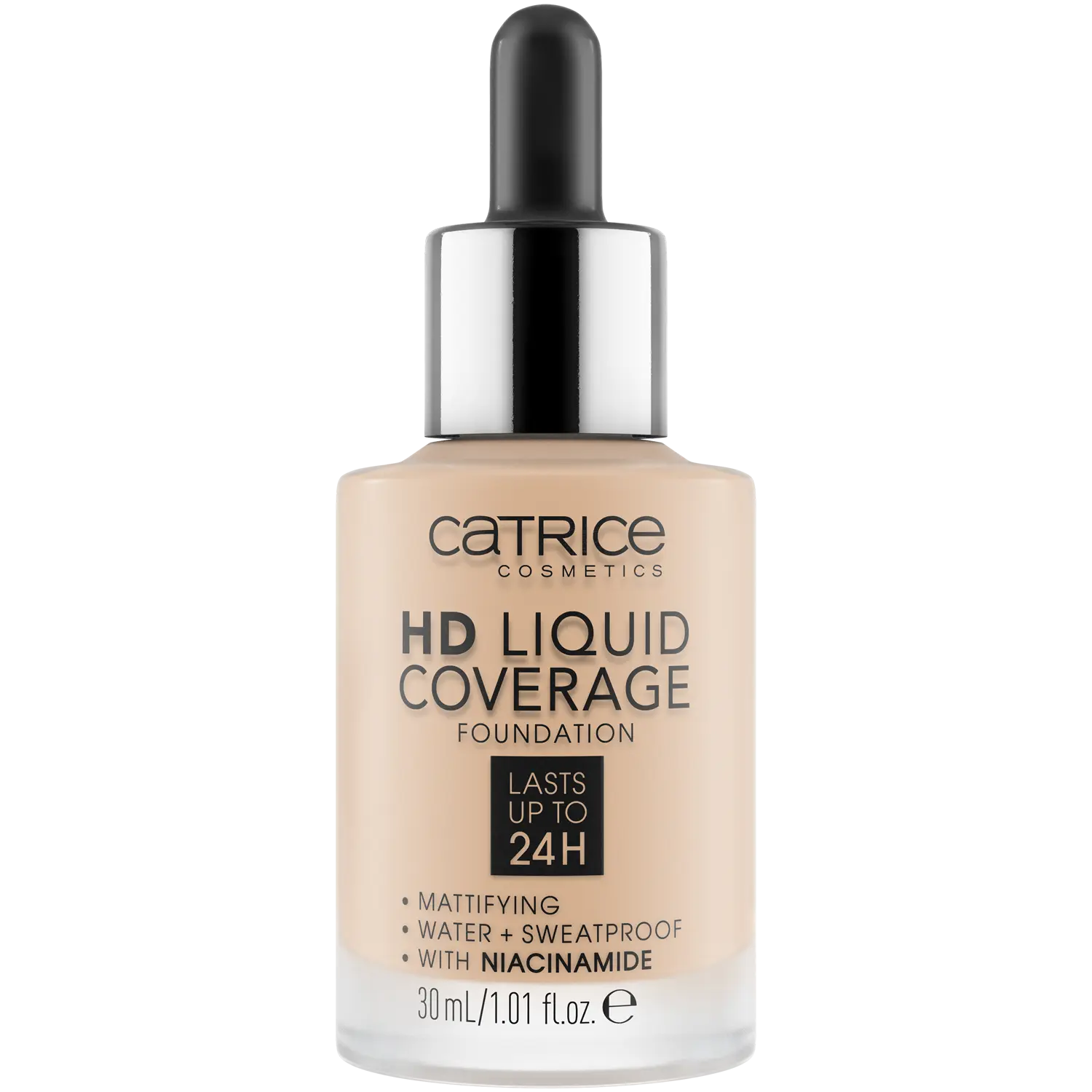 

Catrice HD Liquid Coverage светло-бежевая тональная основа для лица 010, 30 мл