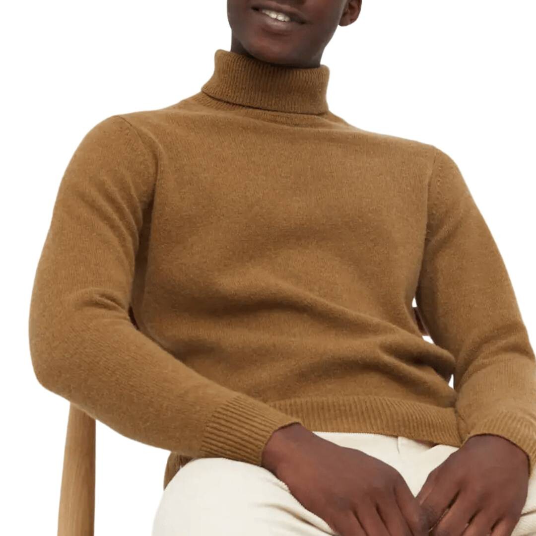 

Водолазка Uniqlo Premium Lambswool, коричневый