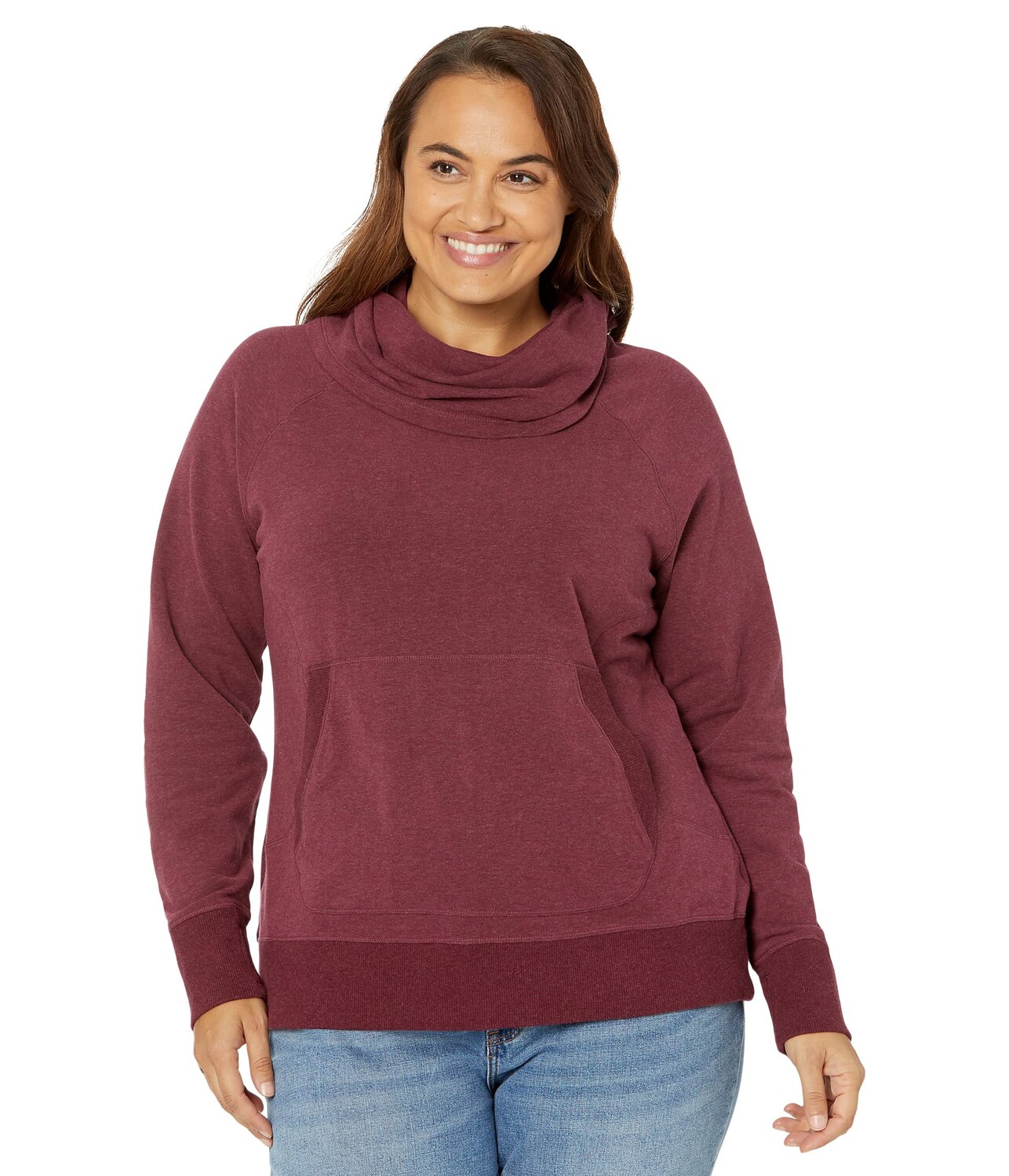 

Пуловер L.L.Bean, Plus Size Bean's Cozy Pullover, Коричневый