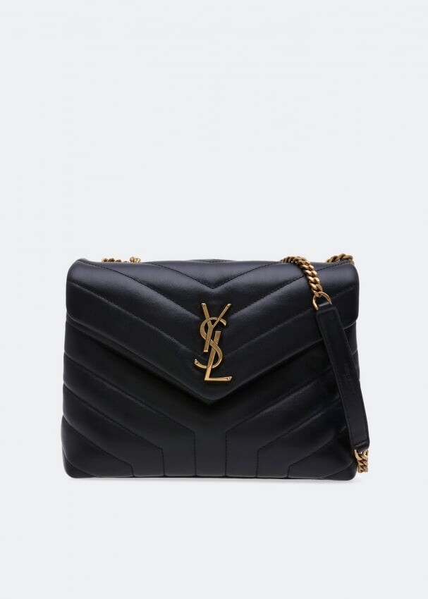 

Сумка SAINT LAURENT Loulou small chain bag, черный