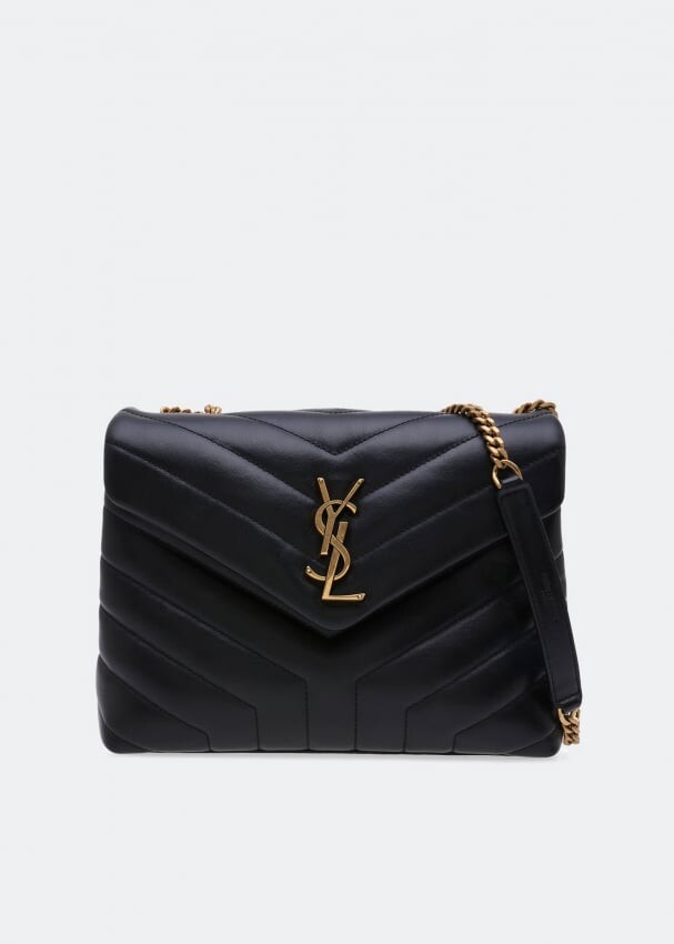 Сумка SAINT LAURENT Loulou small chain bag, черный