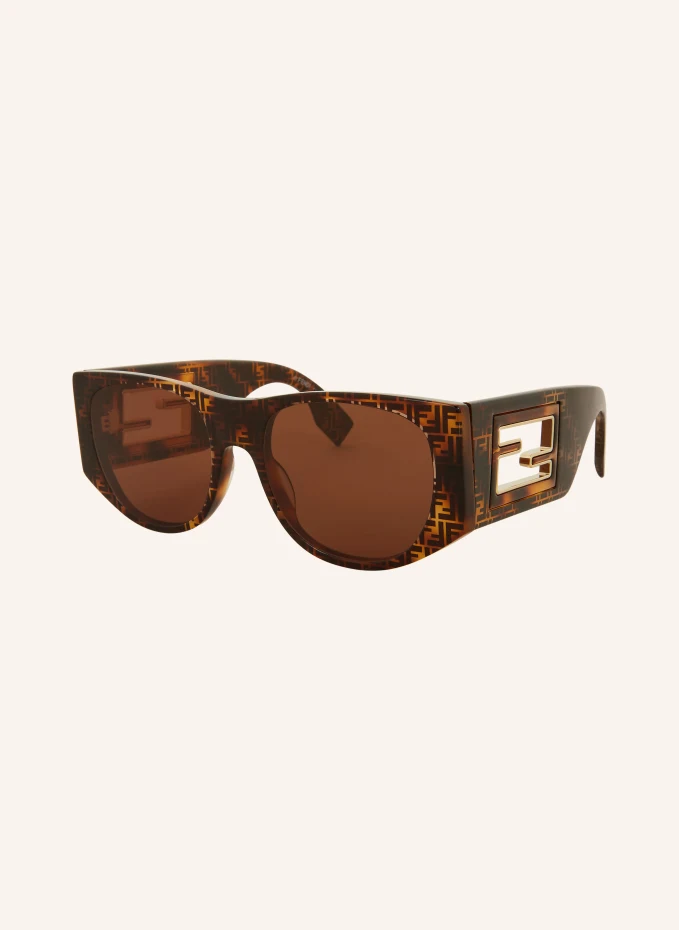 

Солнцезащитные очки fn000725 baguette Fendi, коричневый