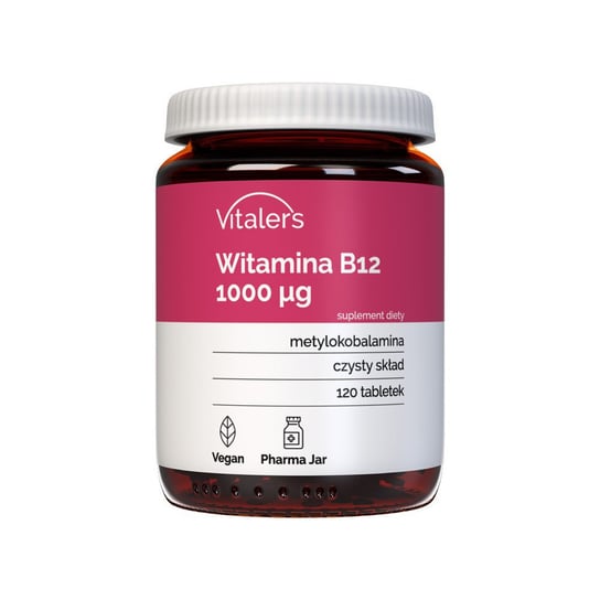 Vitaler's, Витамин B12 1000 мкг, 120 таблеток nu u nutrition витамин b12 1000 мкг 180 вегетарианских таблеток