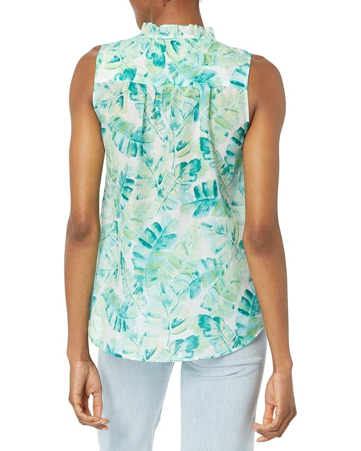 

Топ Tommy Bahama Jungle Grove Sleeveless Top, цвет Vibrant Green