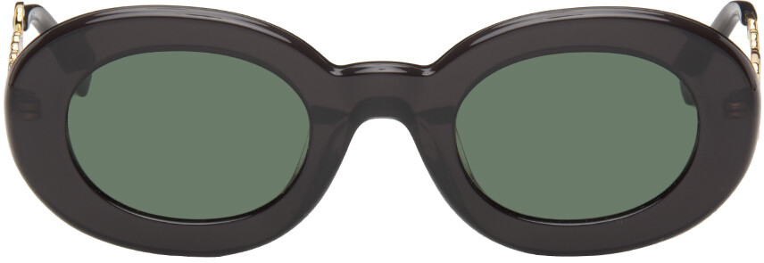 

Черные солнцезащитные очки Le Raphia Les lunettes Pralu, разноцветные Jacquemus