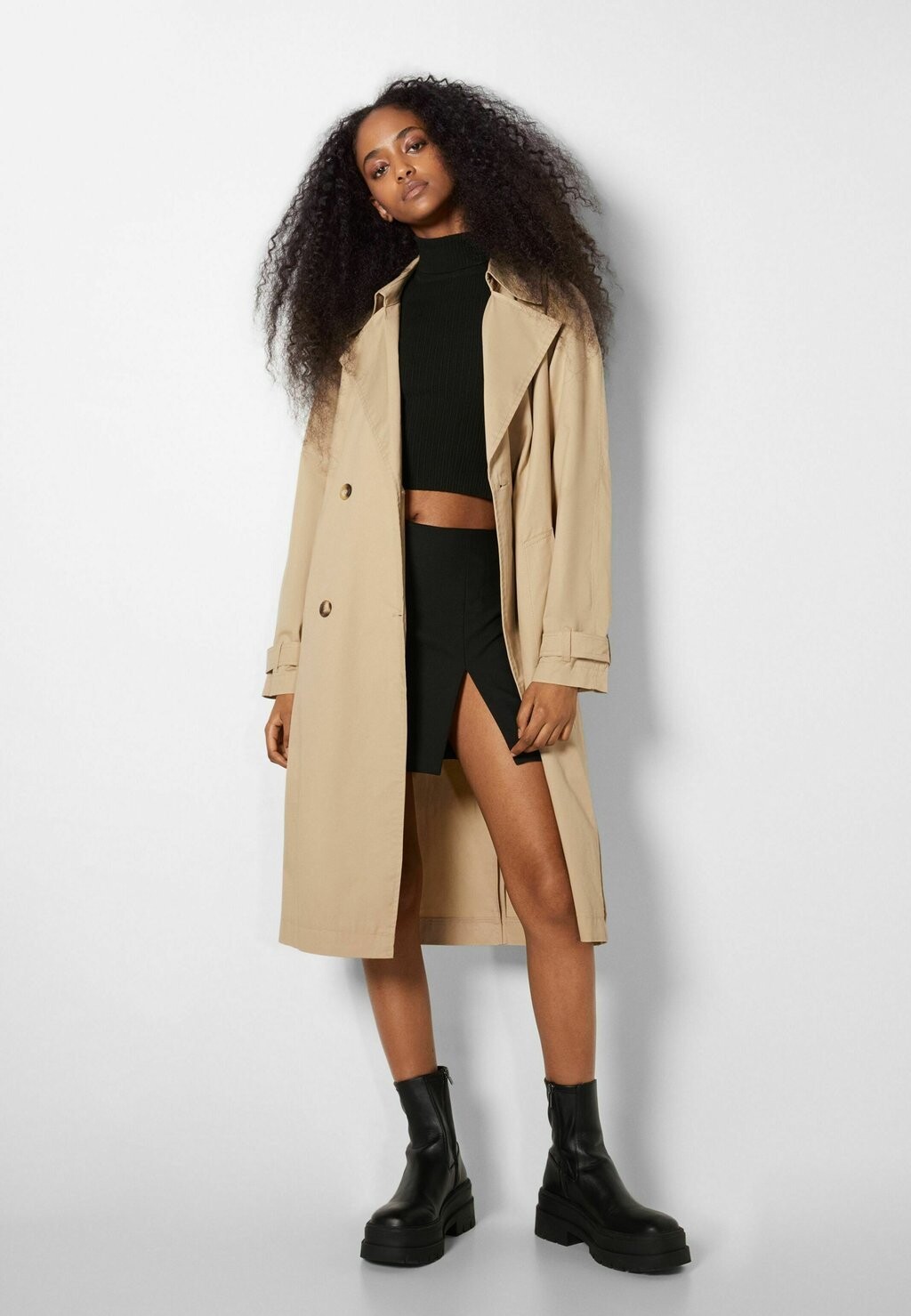 

Тренч Bershka