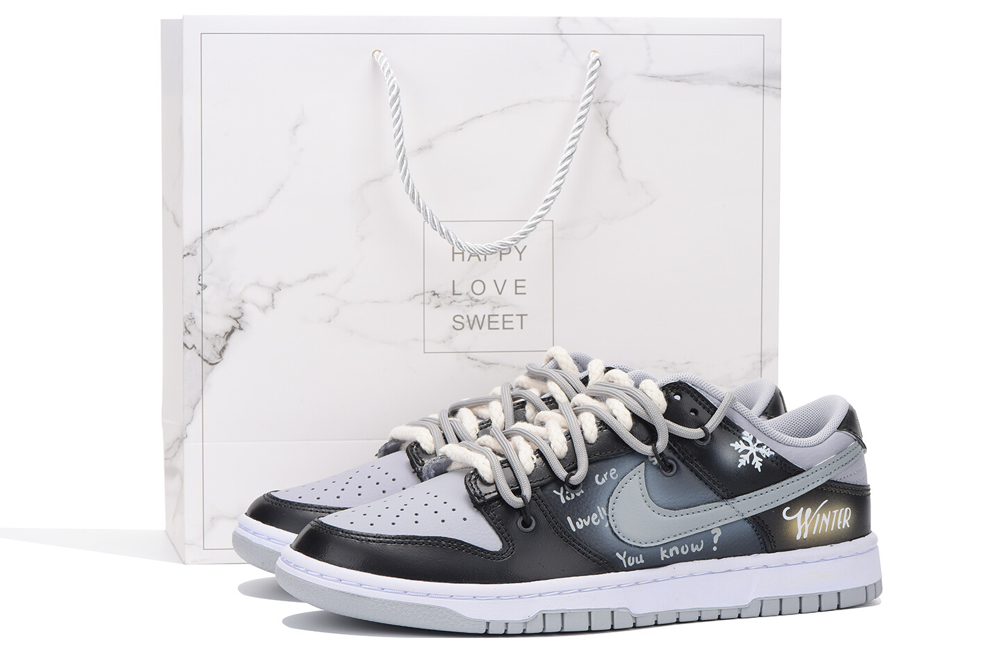 

Мужские кроссовки для скейтбординга Nike Dunk, Black