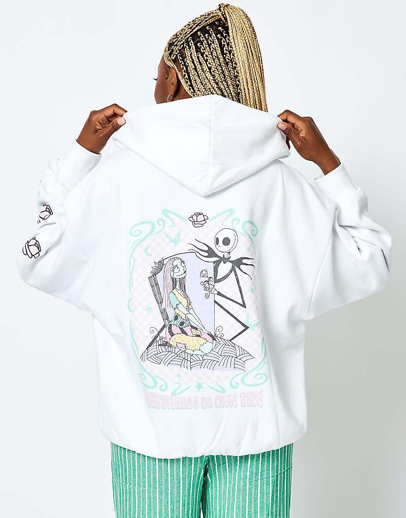 

Белое худи Skinnydip London x Disney The Nightmare Before Christmas