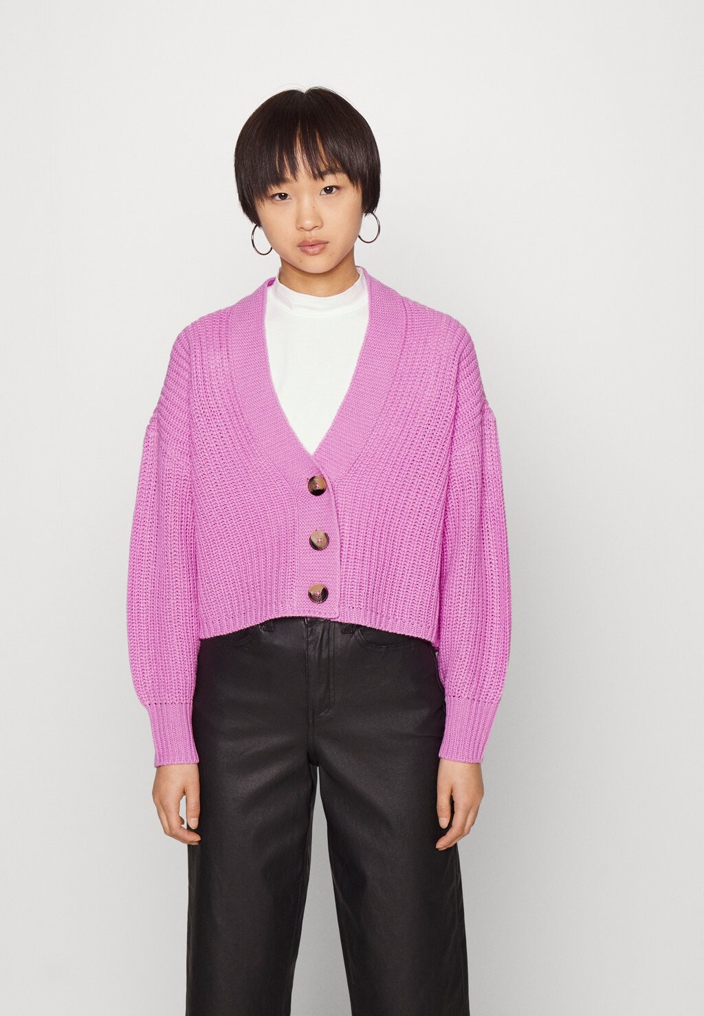 

Кардиган ONLY Onlcarol Nice Cardigan, фиолетовый, Фиолетовый;розовый