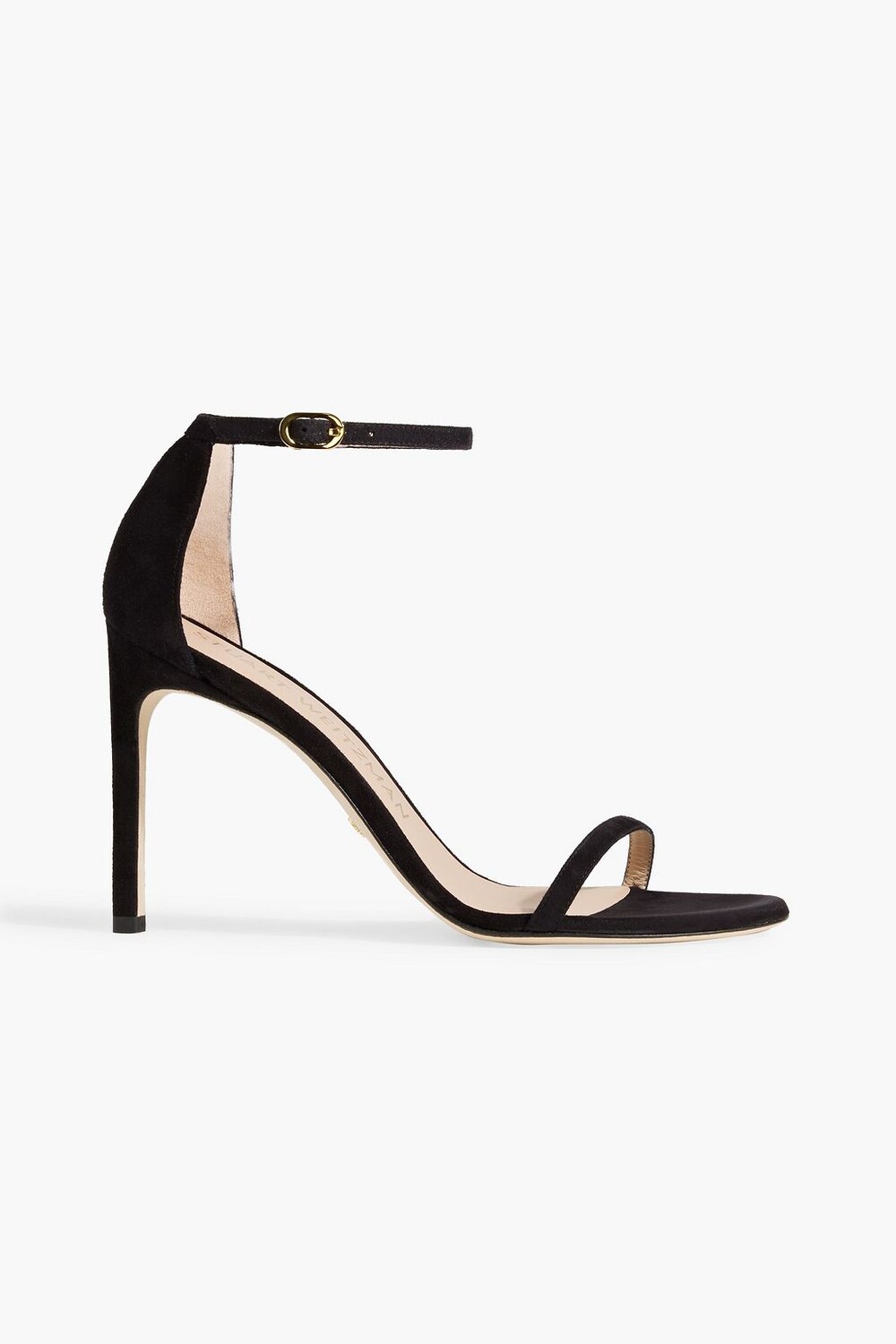 

Замшевые босоножки STUART WEITZMAN, черный