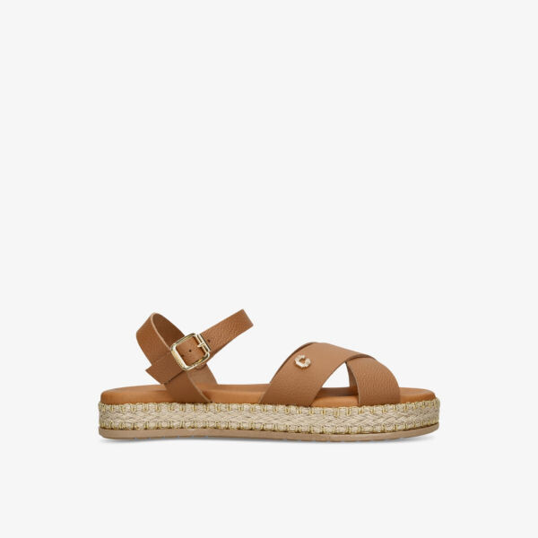 

Кожаные сандалии sicily с логотипом Carvela Comfort, цвет tan