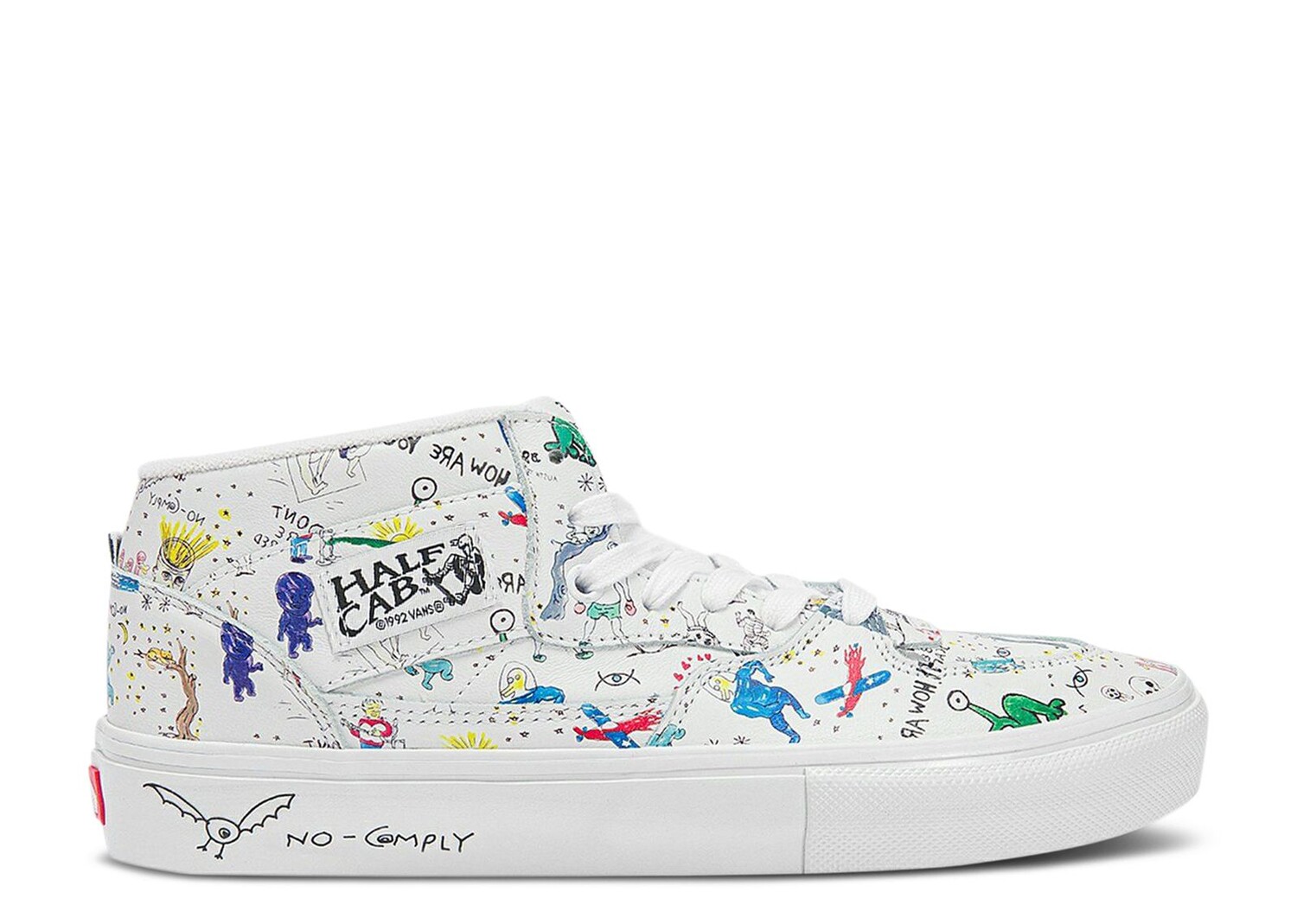 

Кроссовки Vans No-Comply X Daniel Johnston X Half Cab 'Doodles', белый