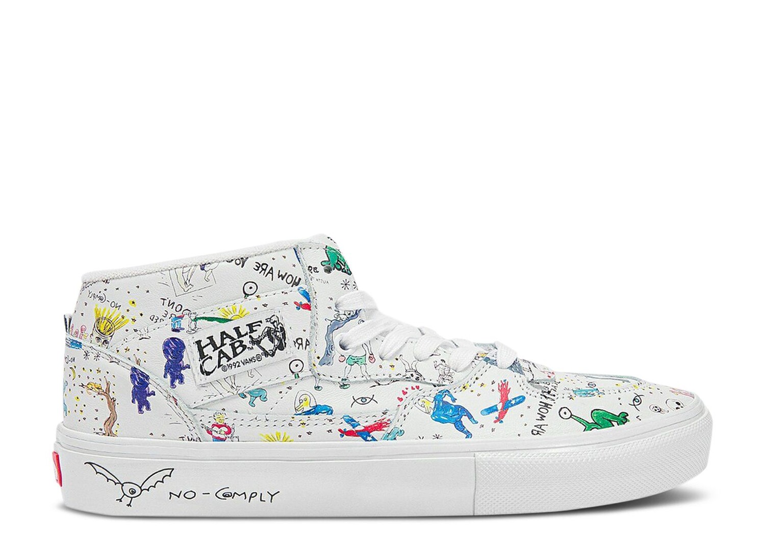 Кроссовки Vans No-Comply X Daniel Johnston X Half Cab 'Doodles', белый