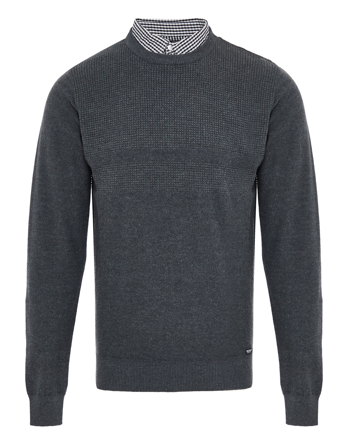 

Пуловер Threadbare Strick THB Jumper Andy, темно серый