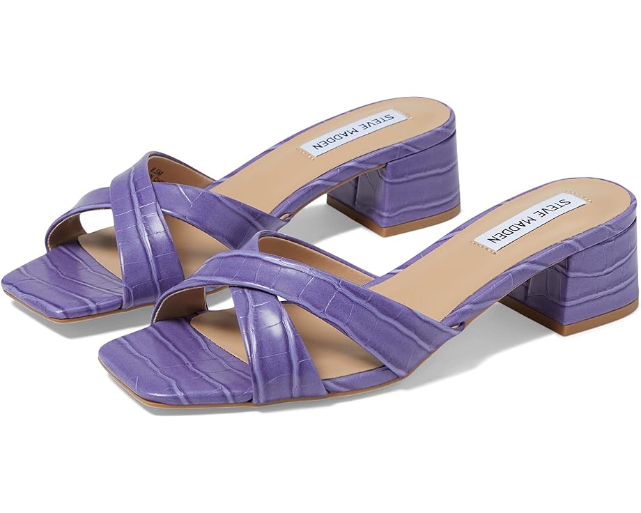 Туфли Steve Madden Gaia Sandal, цвет Purple Croco
