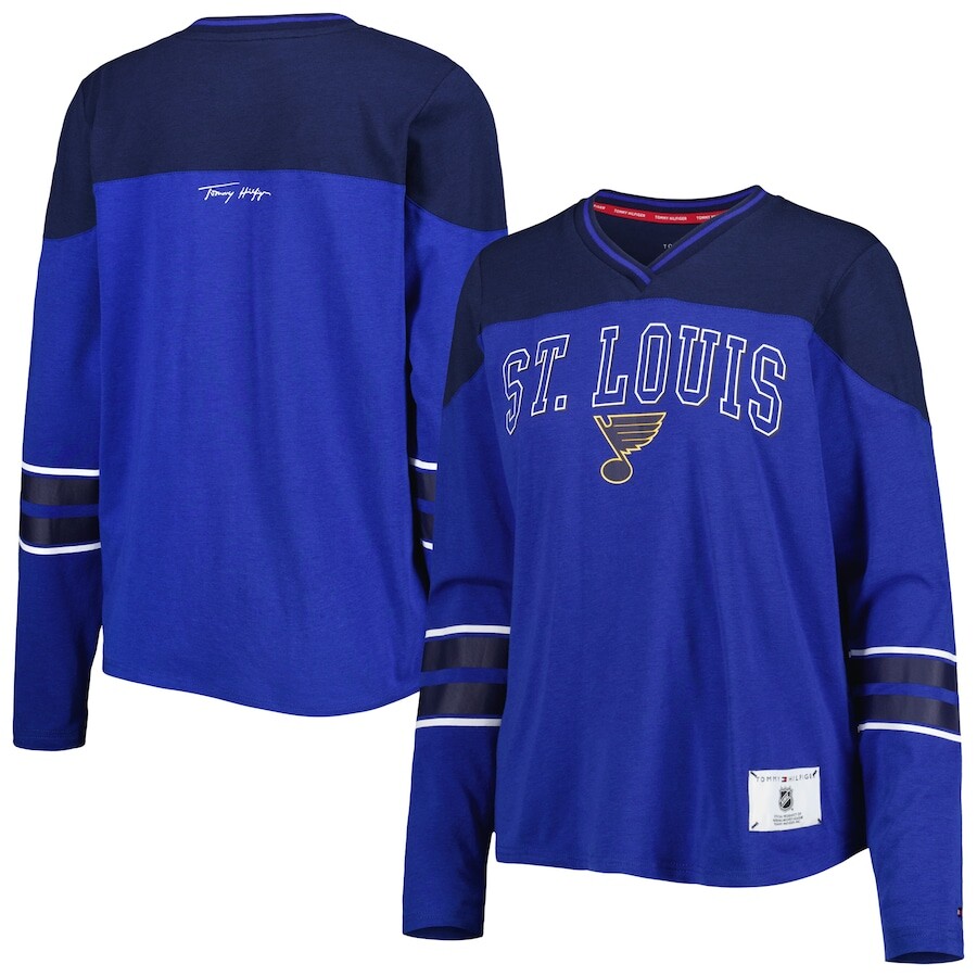 

Футболка с длинным рукавом Tommy Hilfiger St Louis Blues, синий