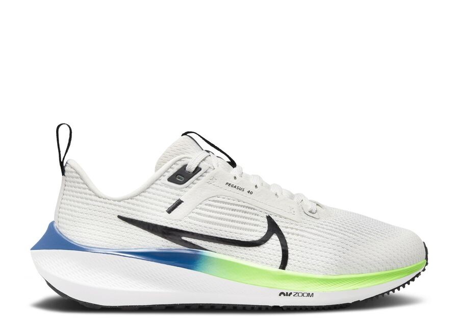 

Кроссовки Nike Air Zoom Pegasus 40 GS, цвет Platinum Tint Green Strike