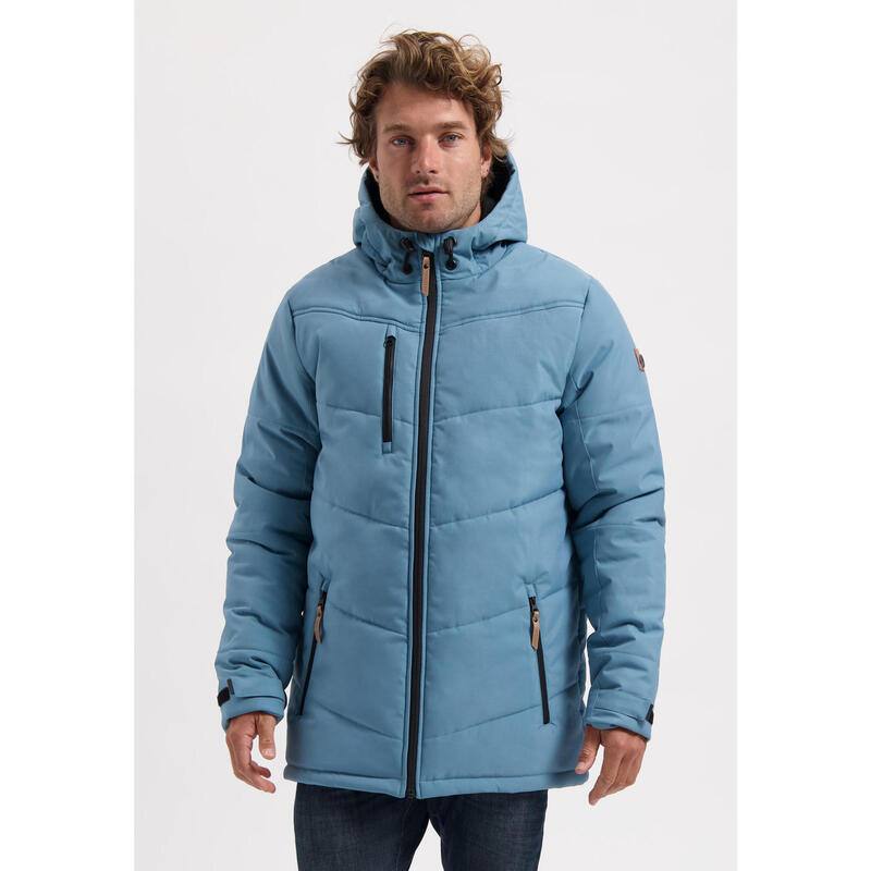 цена Короткая походная куртка на молнии - мужская - литая TRAVELIN' OUTDOOR, цвет blau