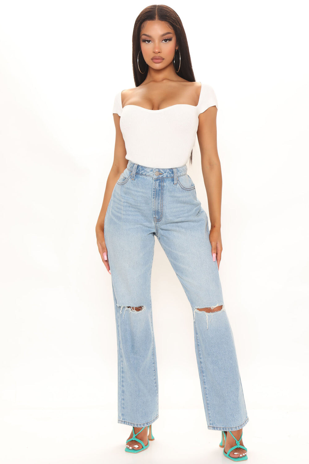 

Джинсы Fashion Nova ZDAI6865B, синий