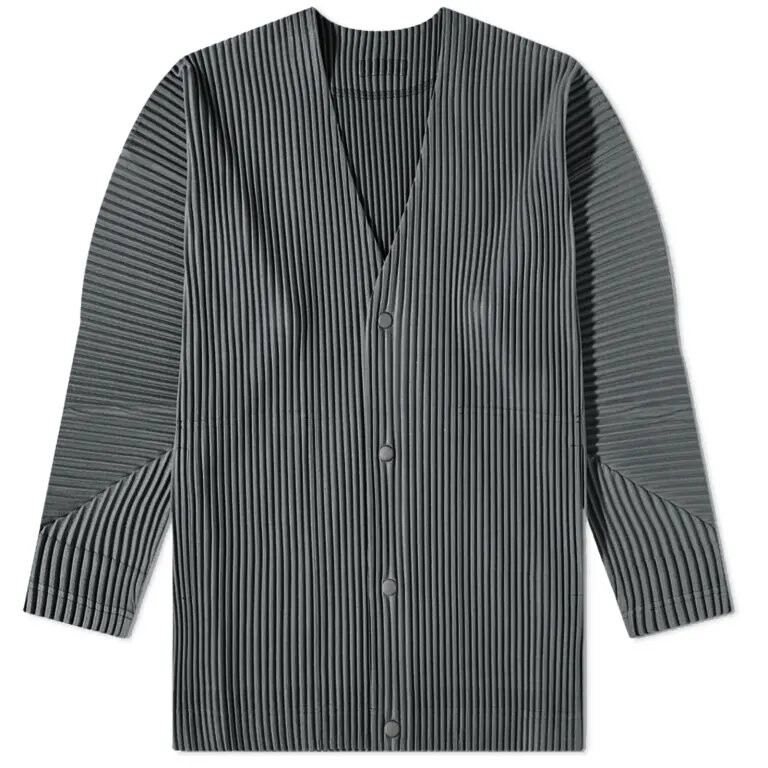 

Кардиган Homme Plissé Issey Miyake Pleated, темно-серый