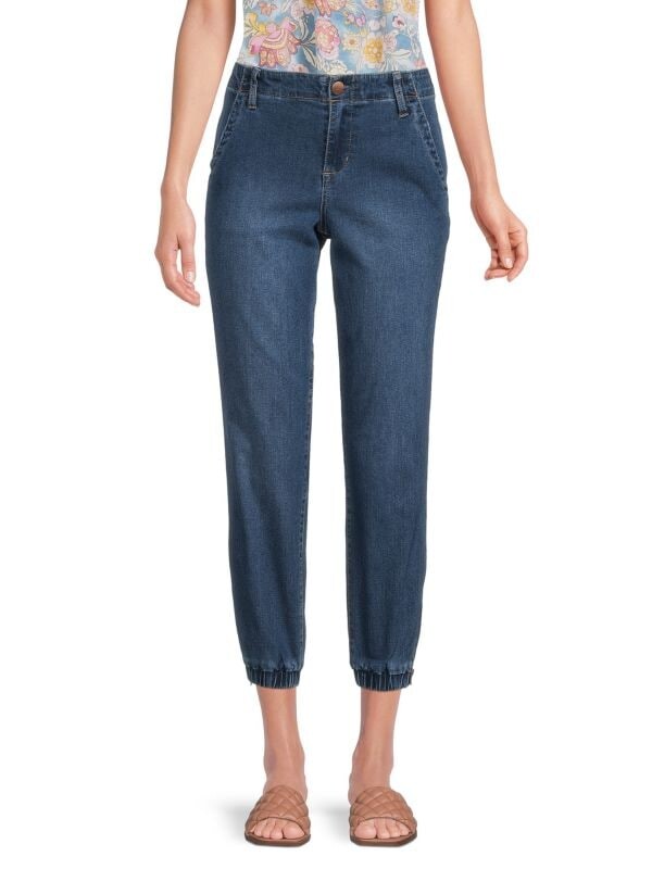 

Джинсовые Джоггеры 1822 до щиколотки, denim / yeva