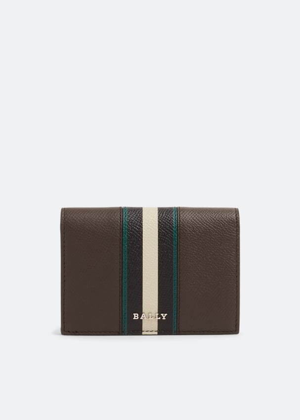 

Картхолдер BALLY Byrek business card holder, зеленый
