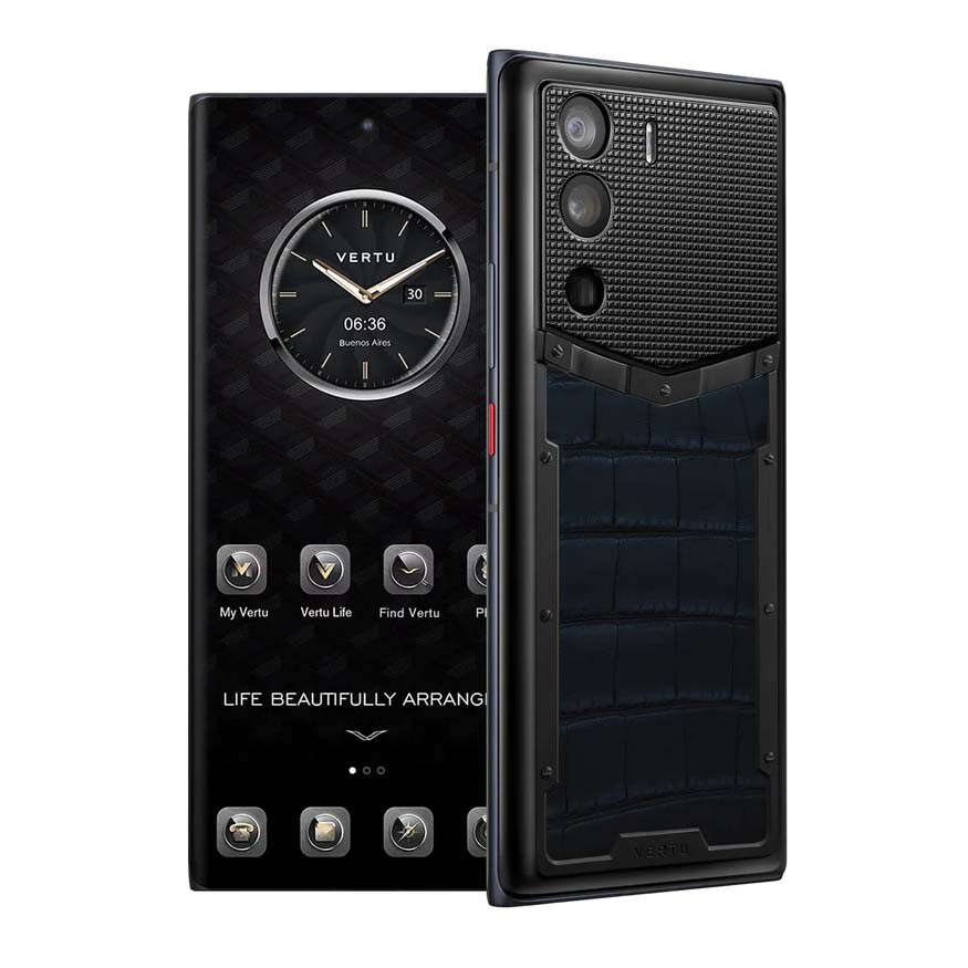 

Смартфон Vertu Metavertu Alligator 12Гб/512Гб, 2 Nano-SIM, черный/темно-синий