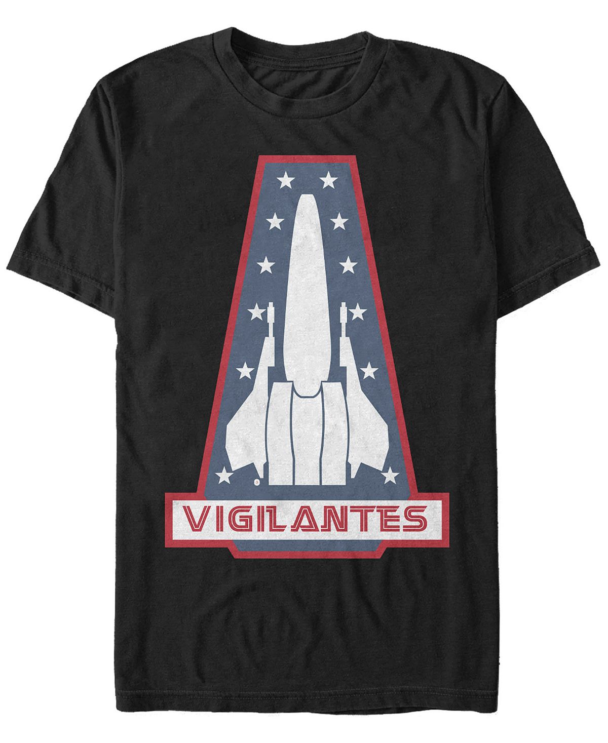 Мужская футболка с коротким рукавом с логотипом battlestar galactica vigilantes Fifth Sun, черный
