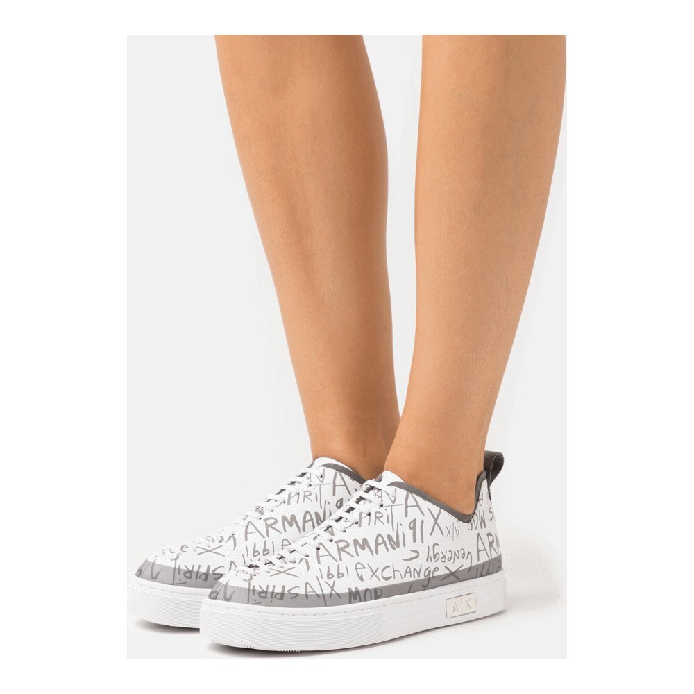 

Кроссовки Armani Exchange Lace Up, white/fume