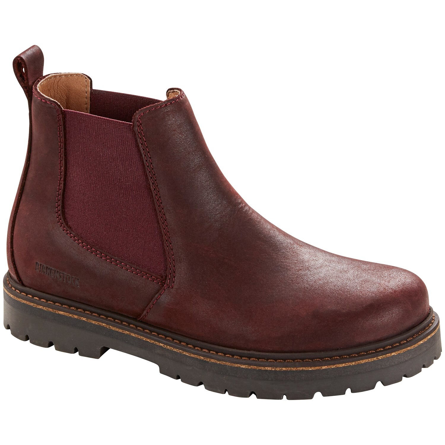 

Ботинки из нубука Birkenstock Stalon — женские, burgandy