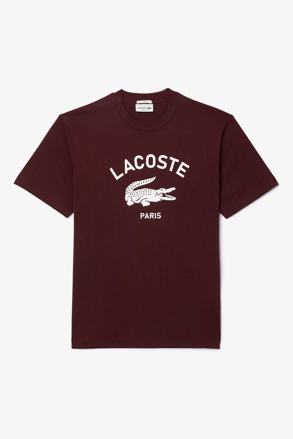 

Мягкая фирменная футболка Lacoste, коричневый