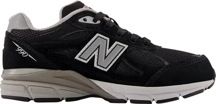 

Кроссовки New Balance 990v3 Little Kid Wide 'Black Grey', черный