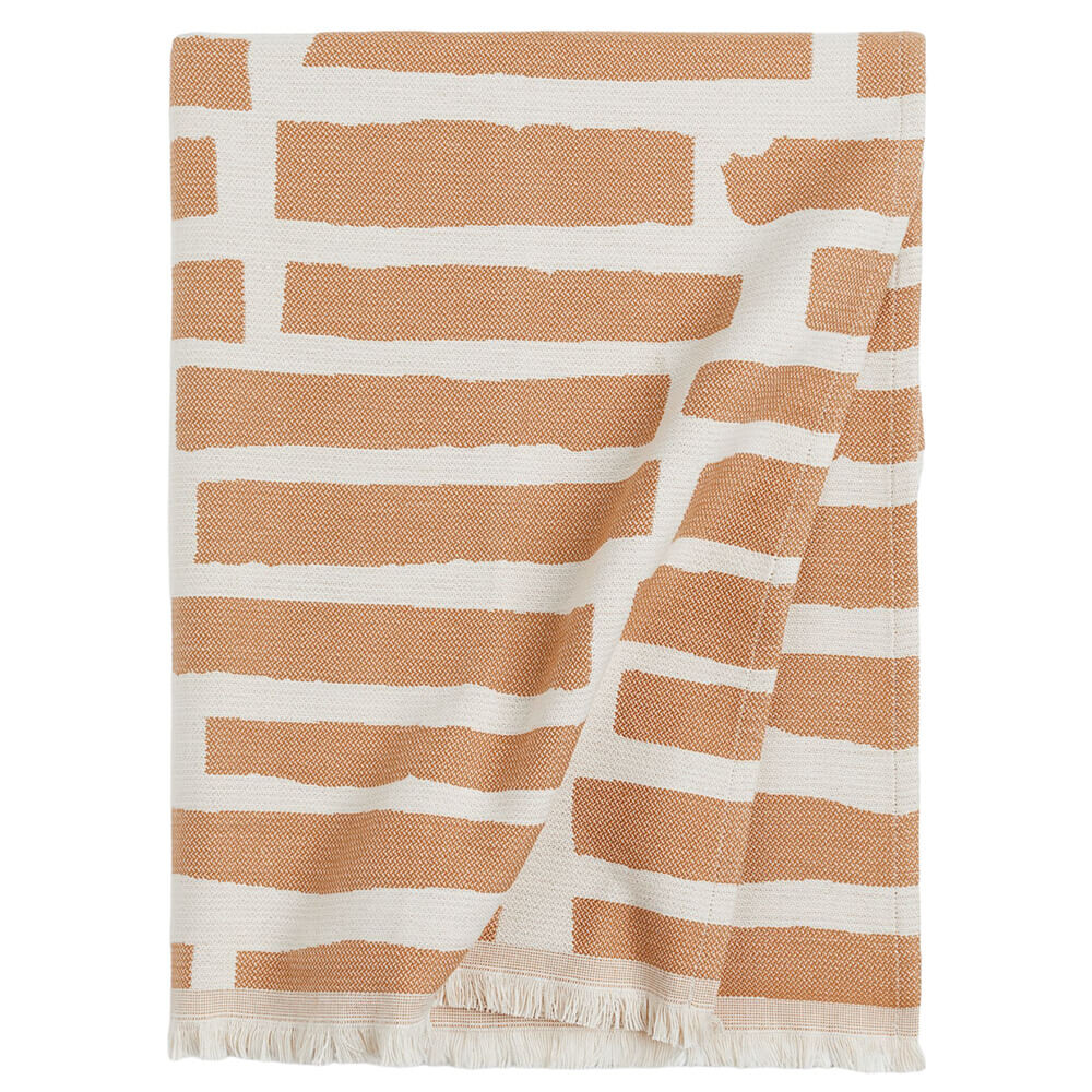 

Плед H&M Home Jacquard-weave, бежевый